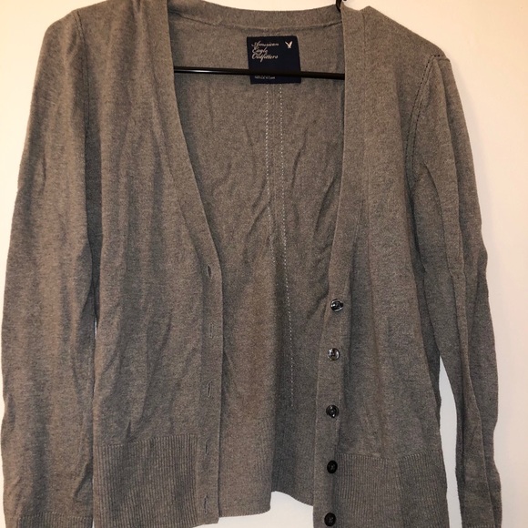 Small gray American Eagle Outfitters Cardigan - Picture 5 of 6